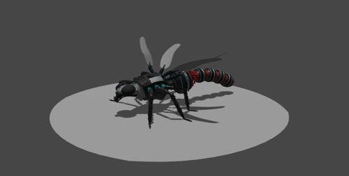 Dragonfly rig with animation preview image
